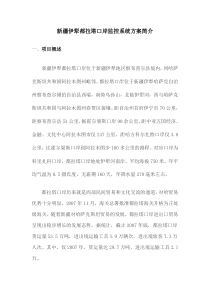 口岸监控方案