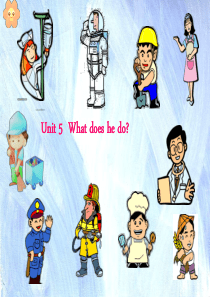 新版pep小学英语六年级上册unit5-What-does-he-do-B-lets-talk-(1