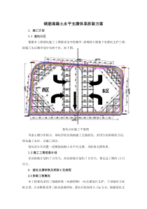 钢筋混凝土水平支撑体系拆除方案