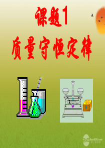 2013年九年级化学上册《第五单元课题1质量守恒定律》课件 新人教版