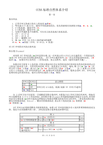 ccba标准自然体系第二部分