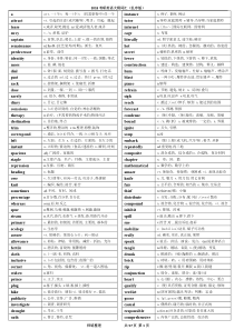 (乱序)2018考研英语大纲词汇