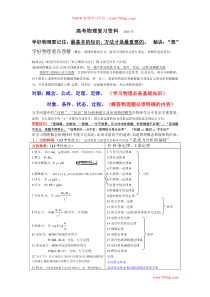 高考物理复习资料