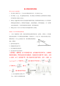 高考物理考点分类重力势能和弹性势能