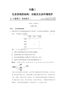 高考生物专题整合演练提升(15)