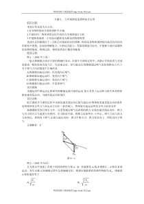 高考知识点巡查专题09力学规律的选择和综合运用