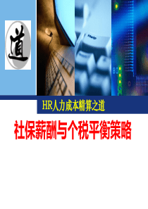 【薪酬制度】HR人力成本精算之道：社保薪酬与个税平衡策略(精华!)