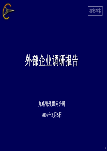 外部企业调研报告020305new