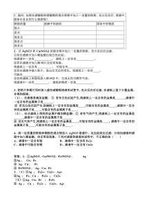 将金属加入到盐溶液中