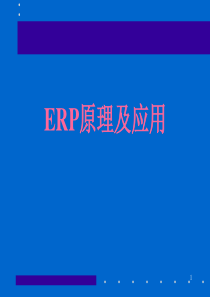 第1章ERP概述