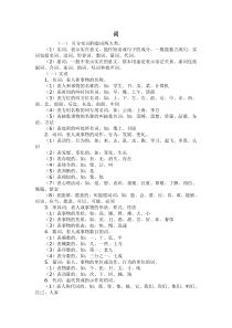 高中语文基础语法知识复习