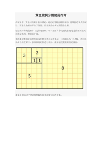 黄金比例分割使用指南