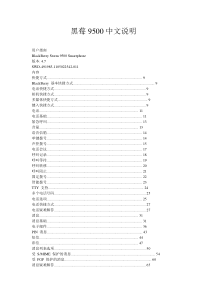 黑莓9500中文使用手册