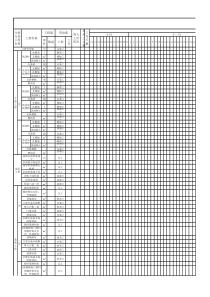 施工组织课程设计横道图