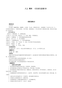 精心整理)人教版语文八年级上册文言文复习知识点归纳