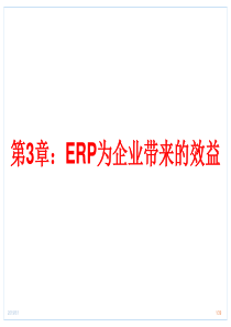 第3章：ERP为企业带来的效益