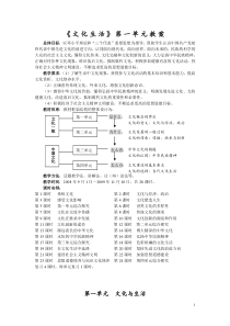 高二政治《文化生活教案(第一单元)》