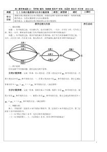 高二数学导学案排列组合