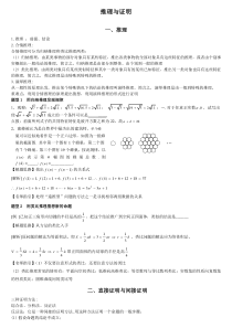 高二数学推理与证明知识点与习题