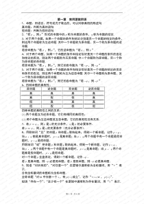 高二数学选修2-1第一章常用逻辑用语_知识点+习题+答案