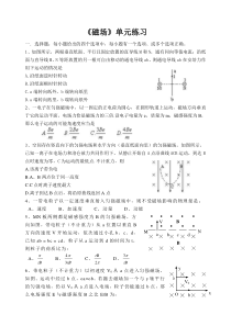 高二物理磁场练习题