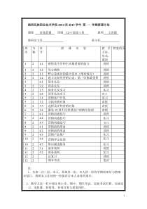 高园1班市场营销教案