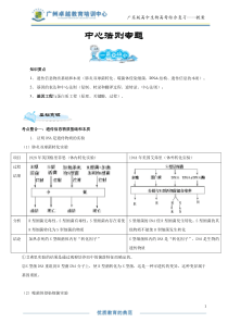 高三生物复习专题-中心法则专题