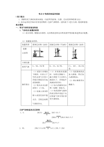 高考化学考点57物质的制备和检验