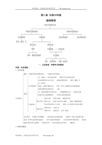 高中总复习第一轮生物第八章第一节生态因素种群和生物群落