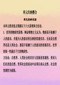 高中政治第二单元2-单元归纳整合课件新人教版必修3