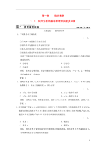 高中数学《1.1回归分析的基本思想及其初步应用》评估训练新人教A版选修1-2