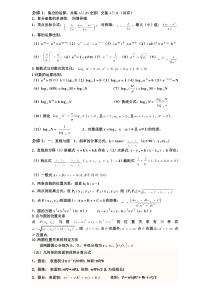 高中数学必修1-5公式