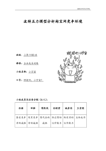 波特五力模型分析淘宝网竞争环境