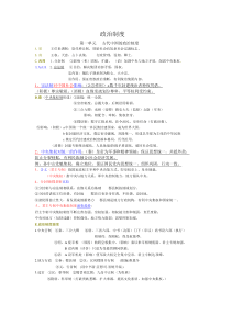 高中历史必修一(政治制度)最全知识点与延伸问题