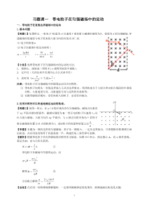 高中物理复合场专题复习(有界磁场)