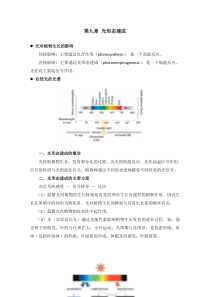 高中生物竞赛教程第9章光形态建成