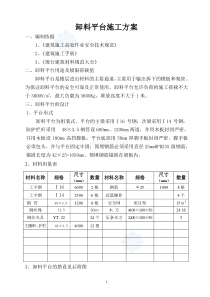 某工程工具式卸料平台施工方案_secret