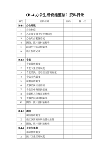 某建筑工程办公生活设施管理资料(文明施工)