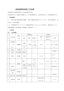 高速镀硬铬典型工艺流程