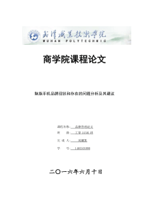 魅族手机品牌现状和存在的问题分析及其建议