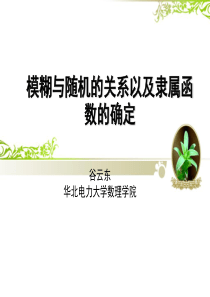 随机模糊的关系与隶属函数确定.