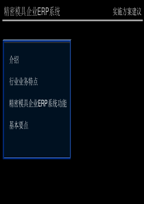 精密模具企业ERP系统(中文ppt_44页)