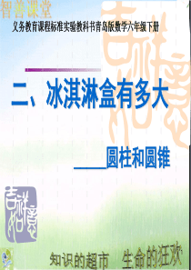 青岛版六年级数学下册第二单元冰淇淋盒有多大---圆柱和圆锥的认识ppt