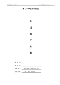 桩基旋挖钻施工方案