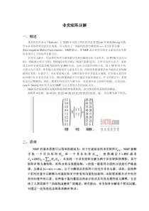 非负矩阵分解