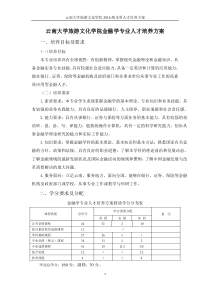 金融学专业(16版)人才培养方案(无修订说明)