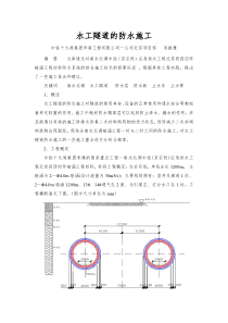 水工隧道的防水施工(吴振慧)最终稿