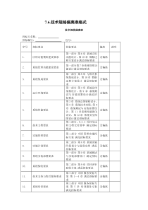 技术偏离表-通用版