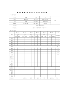 重庆市普通高中毕业生综合素质评价报告