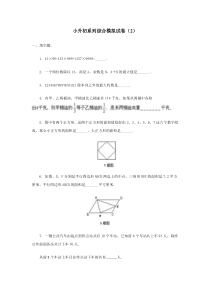 重点中学小升初数学模拟试卷及解析(2)